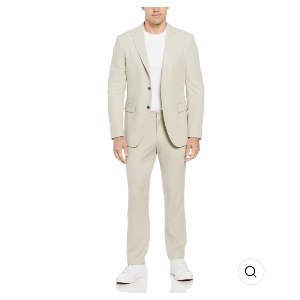 Perry Ellis men's suit SLIM FIT PEAK LAPEL LOUIS SUIT JACKET